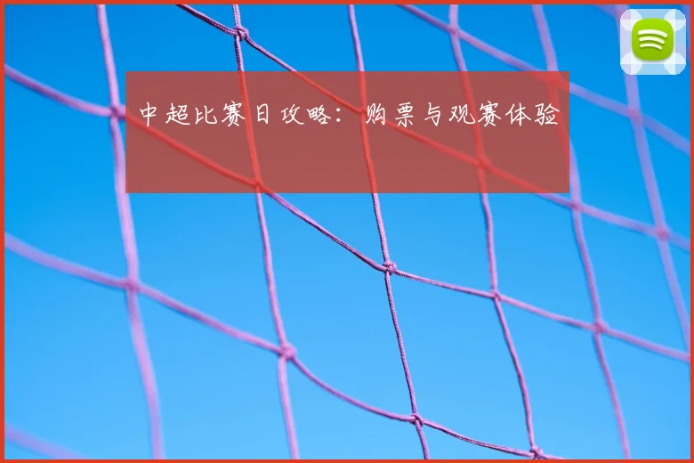 中超比赛日攻略:购票与观赛体验